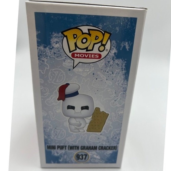 Funko Pop Movies Ghostbusters Afterlife Mini Puft with Graham Cracker 937 New - Picture 5 of 6